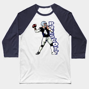 Cowboys Prescott 4 Baseball T-Shirt